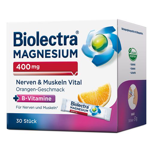 BIOLECTRA Magnesium 400 mg Nerven & Muskeln Vital 30 St  