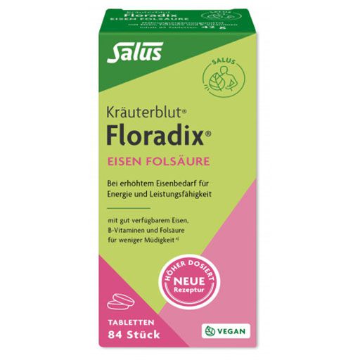 FLORADIX Eisen Folsäure Tabletten 84 St