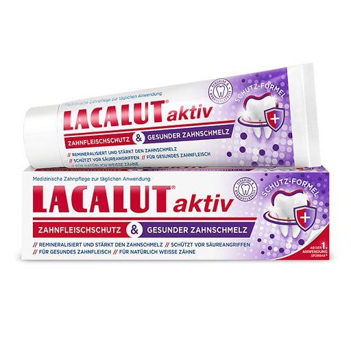 LACALUT aktiv Zahnfleischschutz & ges. Zahnschmelz 75 ml