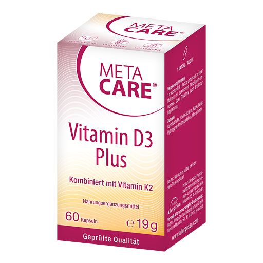 META-CARE Vitamin D3 Plus 10.000 I. E + 80 μg K2 60 St  