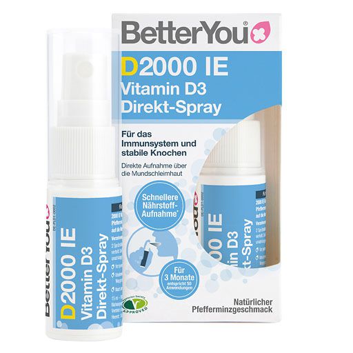 BETTERYOU 2000 I. E. Vitamin D3 Direkt-Spray 15 ml