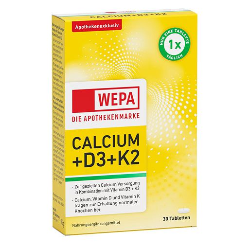 WEPA Calcium+D3+K2 Tabletten 30 St