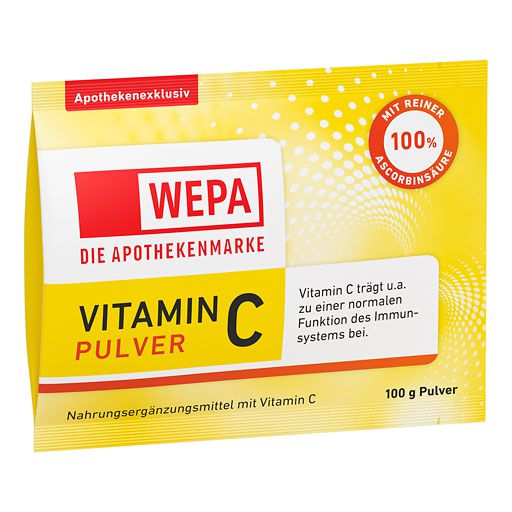WEPA Vitamin C Pulver Nachfüllbeutel 100 g