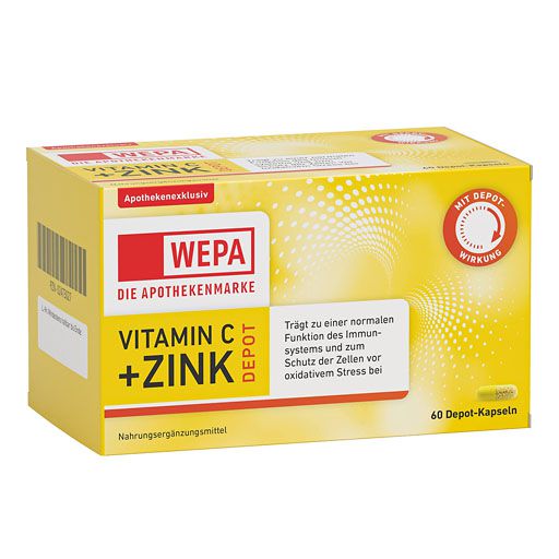 WEPA Vitamin C+Zink Kapseln 60 St