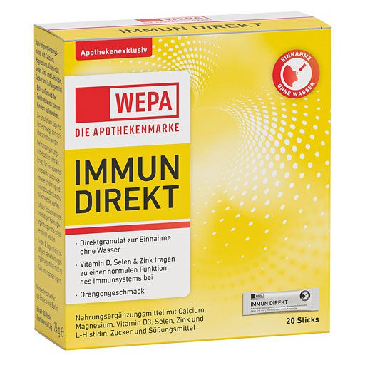 WEPA Immun Direkt Sticks Pulver 20 St