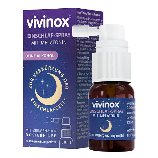 VIVINOX Einschlaf-Spray mit Melatonin 30 ml