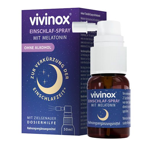 VIVINOX Einschlaf-Spray mit Melatonin 50 ml