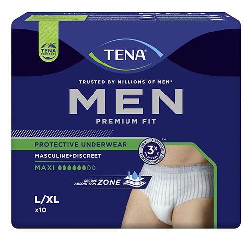TENA MEN Premium Fit Inkontinenz Pants maxi L/XL 10 St