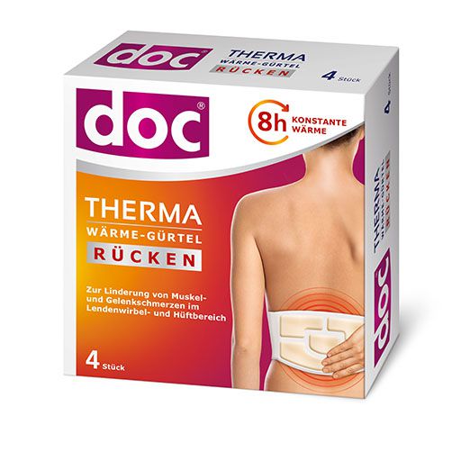 DOC THERMA Wärme-Gürtel Rücken 4 St