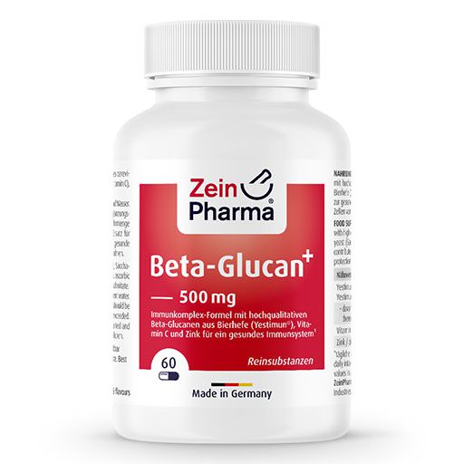 BETA-GLUCAN 500 mg+Vitamin C & Zink Kapseln 60 St  