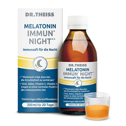 DR. THEISS Melatonin Immun Night Saft 200 ml
