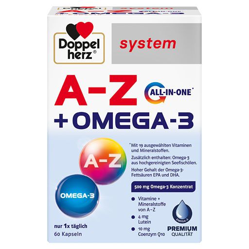 DOPPELHERZ A-Z+Omega-3 all-in-one system Kapseln 60 St  