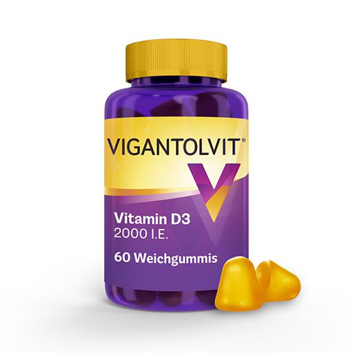 VIGANTOLVIT 2000 I. E. Vitamin D3 Weichgummis 60 St  