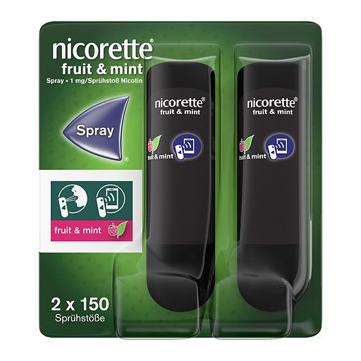 nicorette® Fruit & Mint Spray 1 mg/Sprühstoß NFC* 2 St