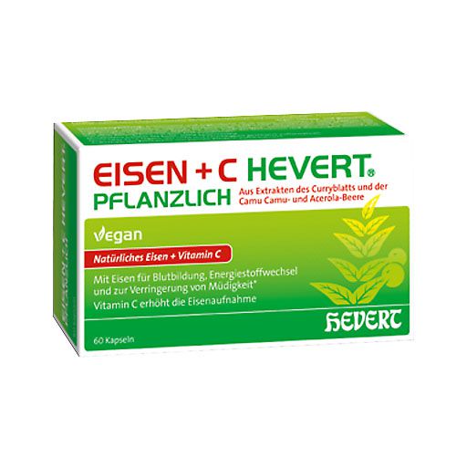 EISEN+C Hevert pflanzlich Kapseln 60 St  