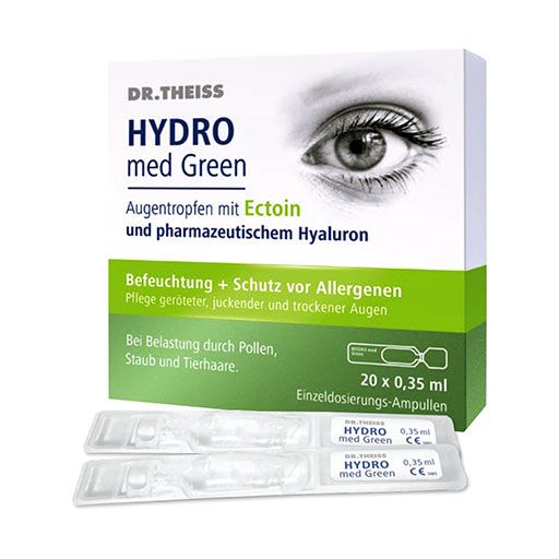 DR. THEISS Hydro med Green Augentro. Einzeldos. Amp. 20x0,35 ml