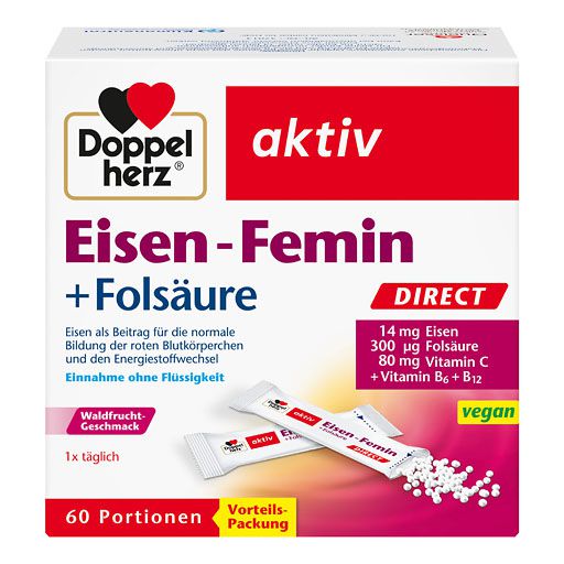 DOPPELHERZ Eisen-Femin DIRECT Pellets 60 St  