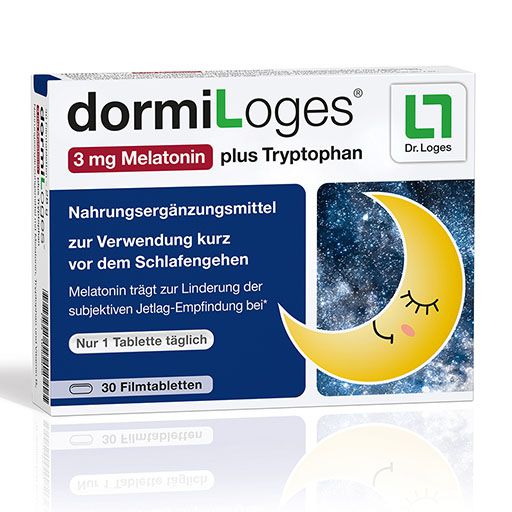 DORMILOGES 3 mg Melatonin plus Tryptophan Filmtab. 30 St