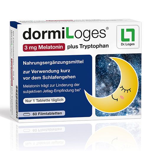 DORMILOGES 3 mg Melatonin plus Tryptophan Filmtab. 60 St