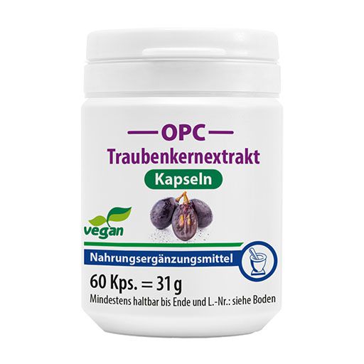 OPC TRAUBENKERNEXTRAKT+Vitamin C Kapseln 60 St