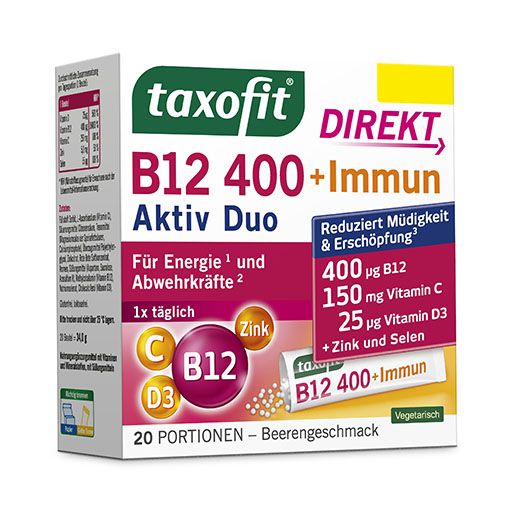 TAXOFIT B12 400+Immun Direkt Granulat 20 St