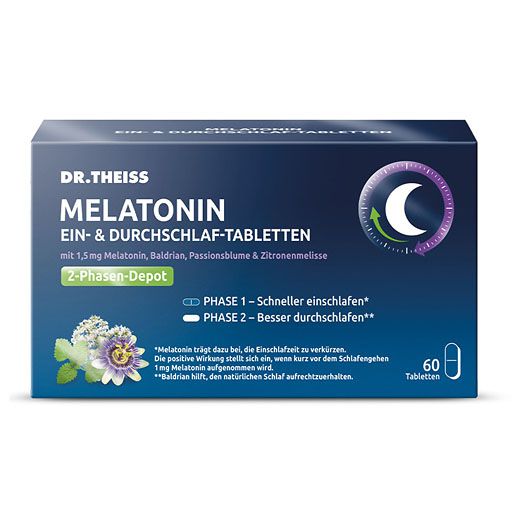 DR. THEISS Melatonin Ein- & Durchschlaf-Tabletten 60 St  