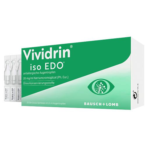 VIVIDRIN iso EDO antiallergische Augentropfen* 20x0,5 ml