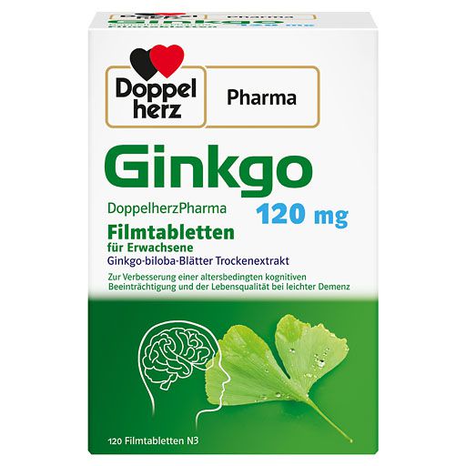 GINKGO DOPPELHERZPHARMA 120 mg Filmtabletten* 120 St