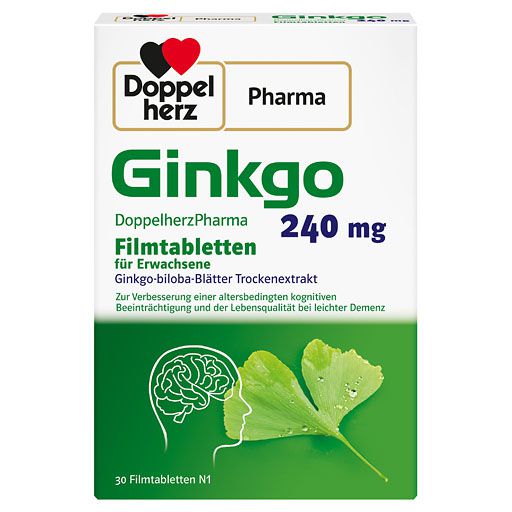 GINKGO DOPPELHERZPHARMA 240 mg Filmtabletten* 30 St