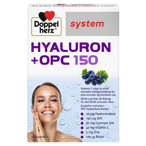 DOPPELHERZ Hyaluron+OPC system Kapseln 30 St  