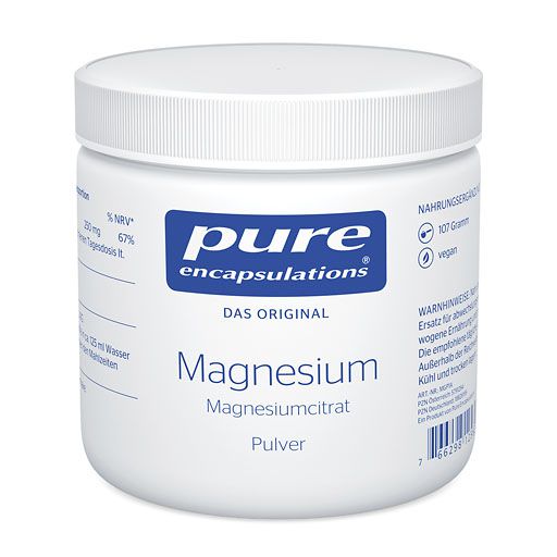 PURE ENCAPSULATIONS Magnesium Magn. Citrat Pulver 107 g