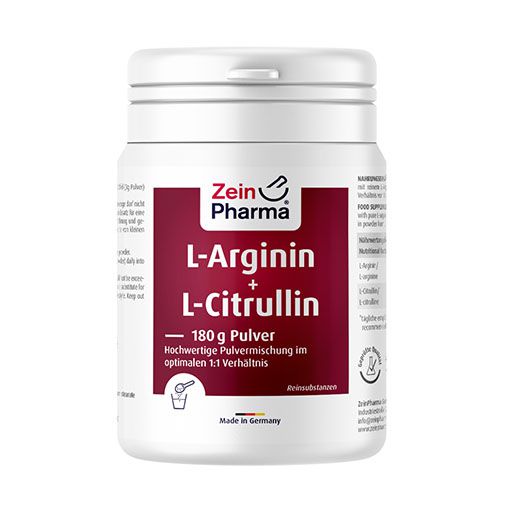 L-ARGININ & L-CITRULLIN Pulver 180 g
