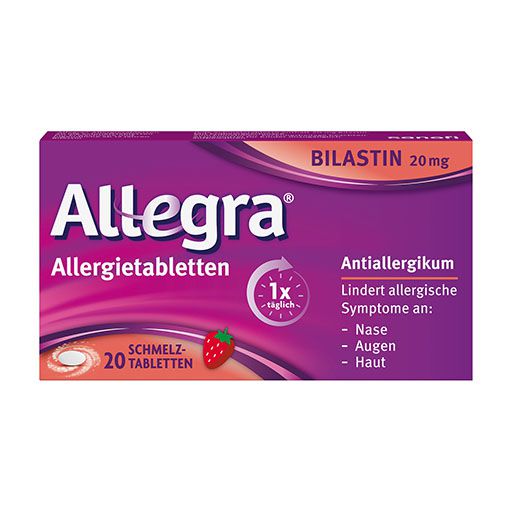 ALLEGRA Allergietabletten 20 mg Schmelztabletten* 20 St