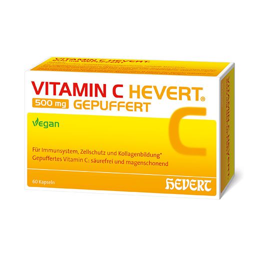 VITAMIN C HEVERT 500 mg gepuffert Kapseln 60 St