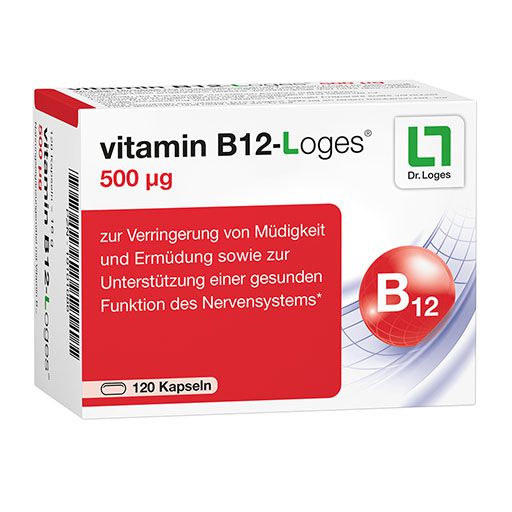 VITAMIN B12-LOGES 500 μg Kapseln 120 St  